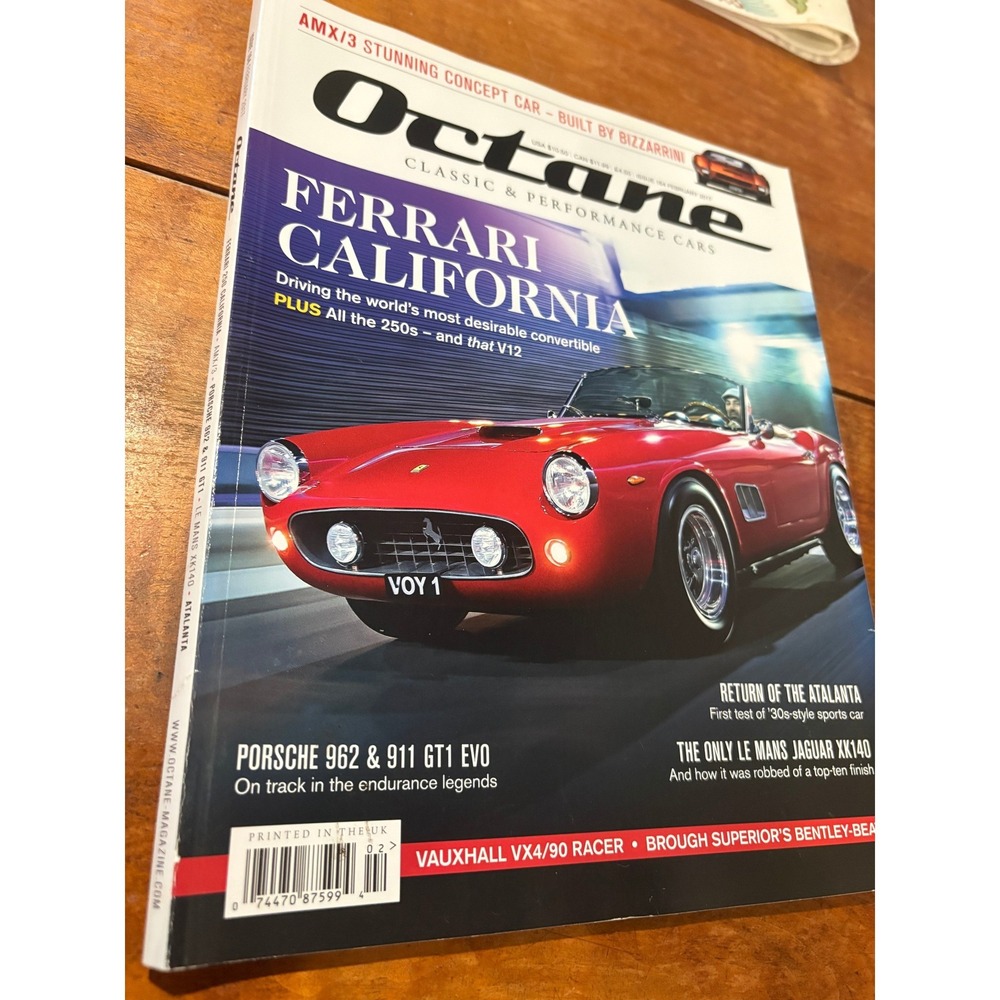 Octane Magazine Issue 164 February 2017 Ferrari California Porsche 962 GT1 Evo